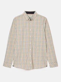 Abbott Cream Cotton Poplin Shirt