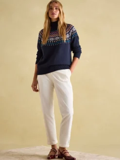 Alba Navy Fair Isle Jumper
