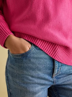 Alba Pink Fair Isle Jumper