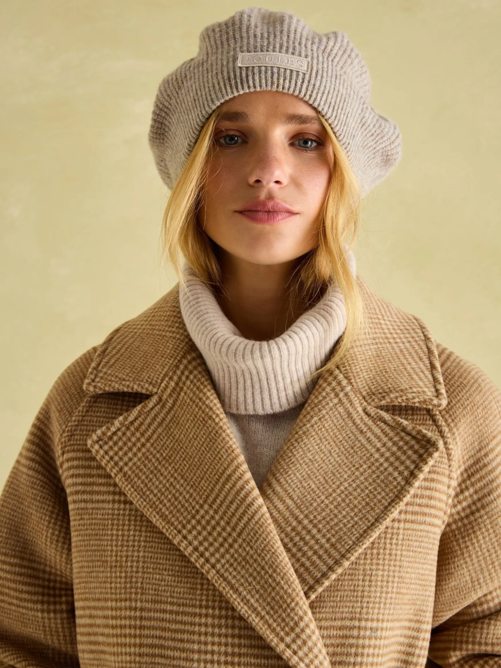 Amberley Tan Brown Longline Wool Blend Coat with Belt