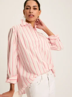 Amilla Pink/White Cotton Shirt