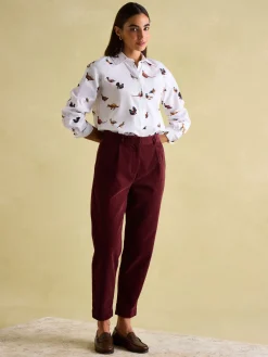 Amilla White Cotton Shirt