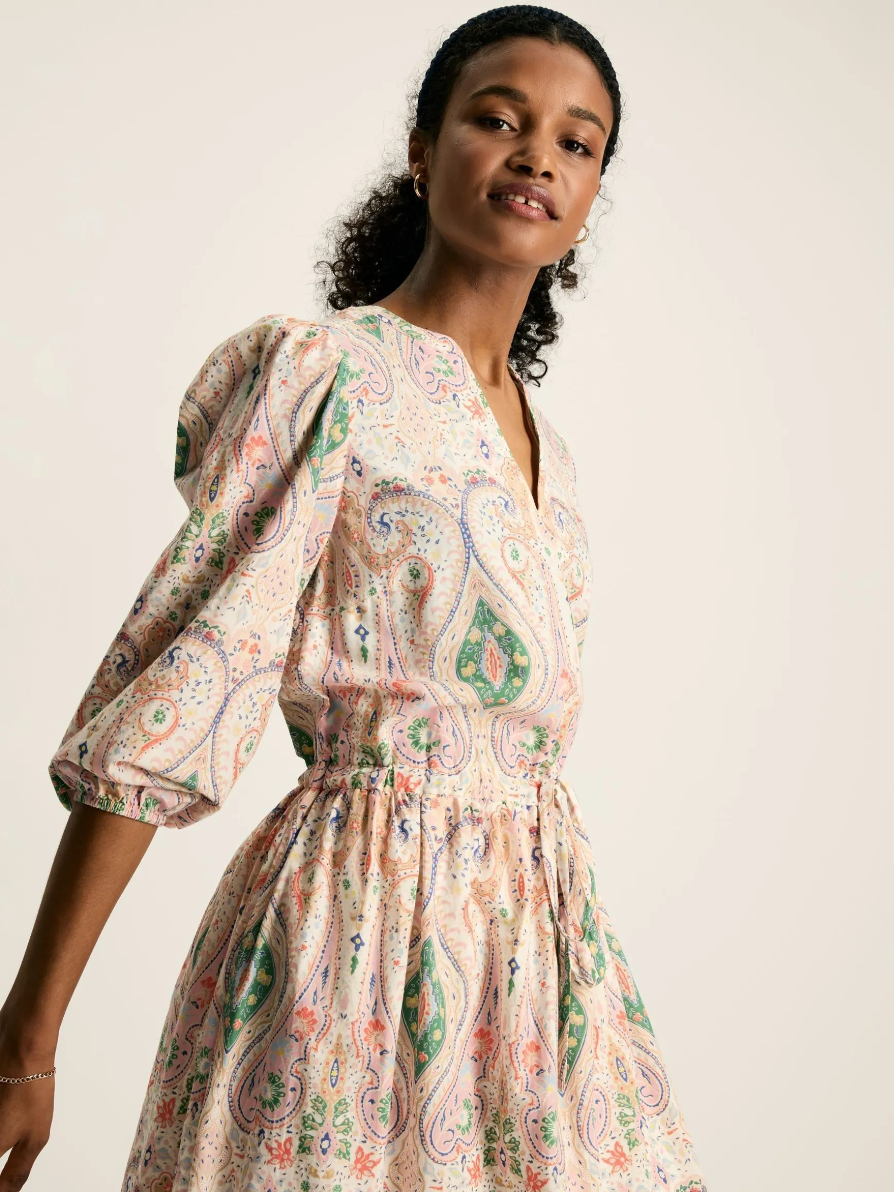 Anais Multi Paisley Printed Maxi Dress