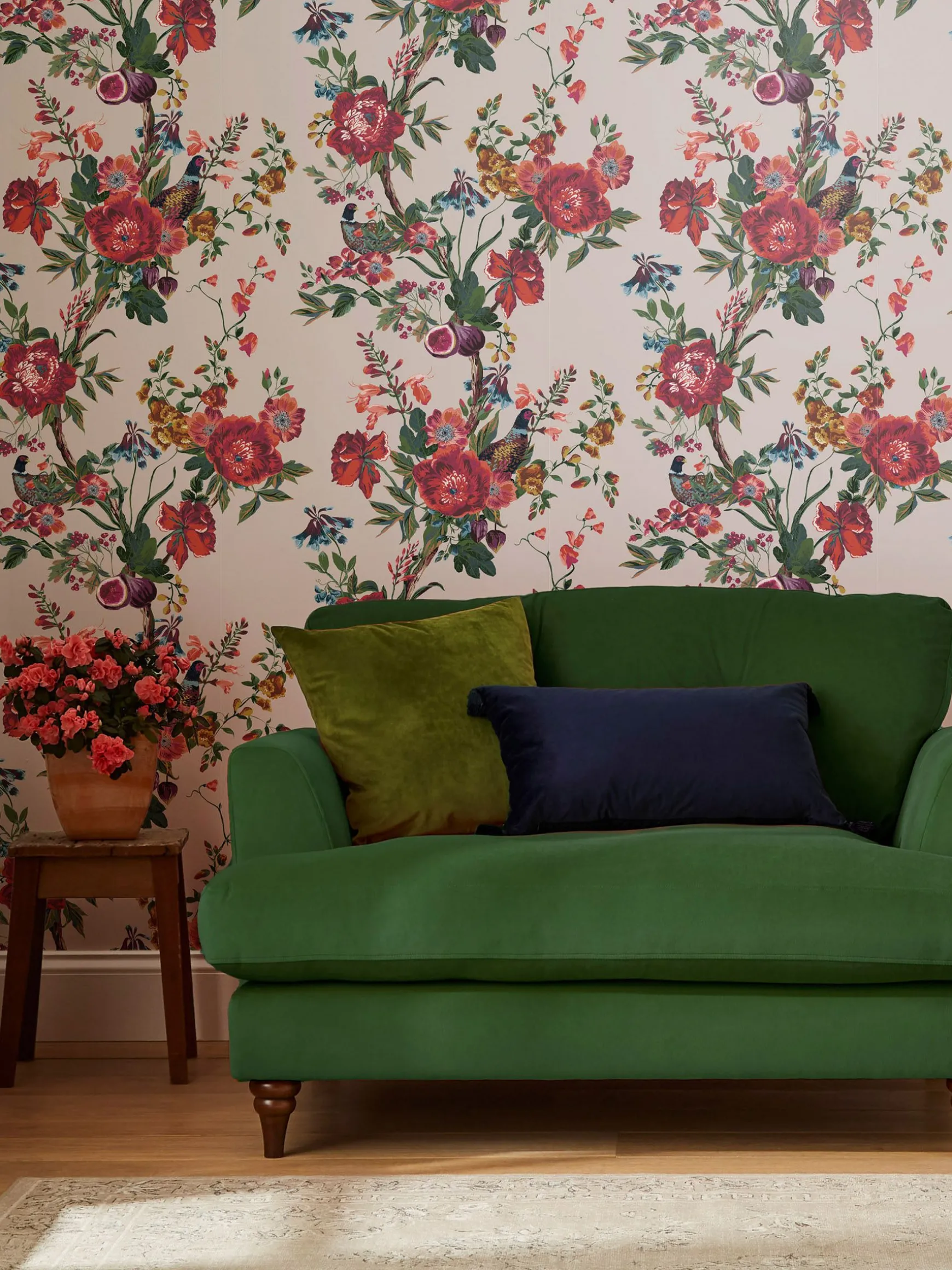 Antique Creme Forest Chinoiserie 10M Wallpaper