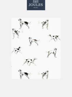 Antique Creme Sketchy Dogs 10M Wallpaper