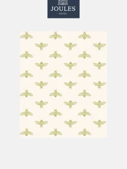 Antique Gold Block Print Bee 10M Wallpaper