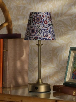 Apsley Blue Print Rechargable LED Lamp