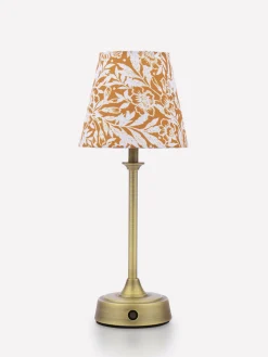 Apsley Gold Print Rechargable LED Lamp