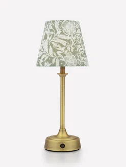 Apsley Green Print Rechargable LED Lamp