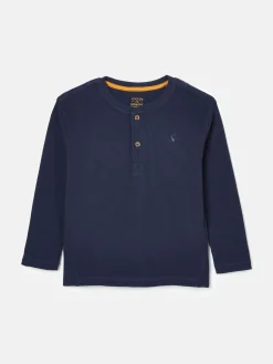 Arthur Blue Henley Top