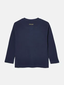 Arthur Blue Henley Top