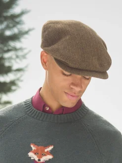 Ashby Brown Flat Cap