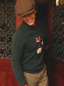 Ashby Brown Flat Cap