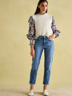 Auretta Multi Frill Neck Blouse