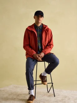 Ayston Orange Lightweight Waterproof Coat