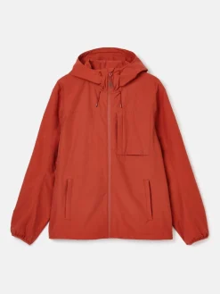 Ayston Orange Lightweight Waterproof Coat
