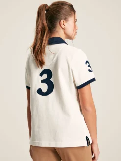 Beaufort Cream Short Sleeve Cotton Polo Shirt