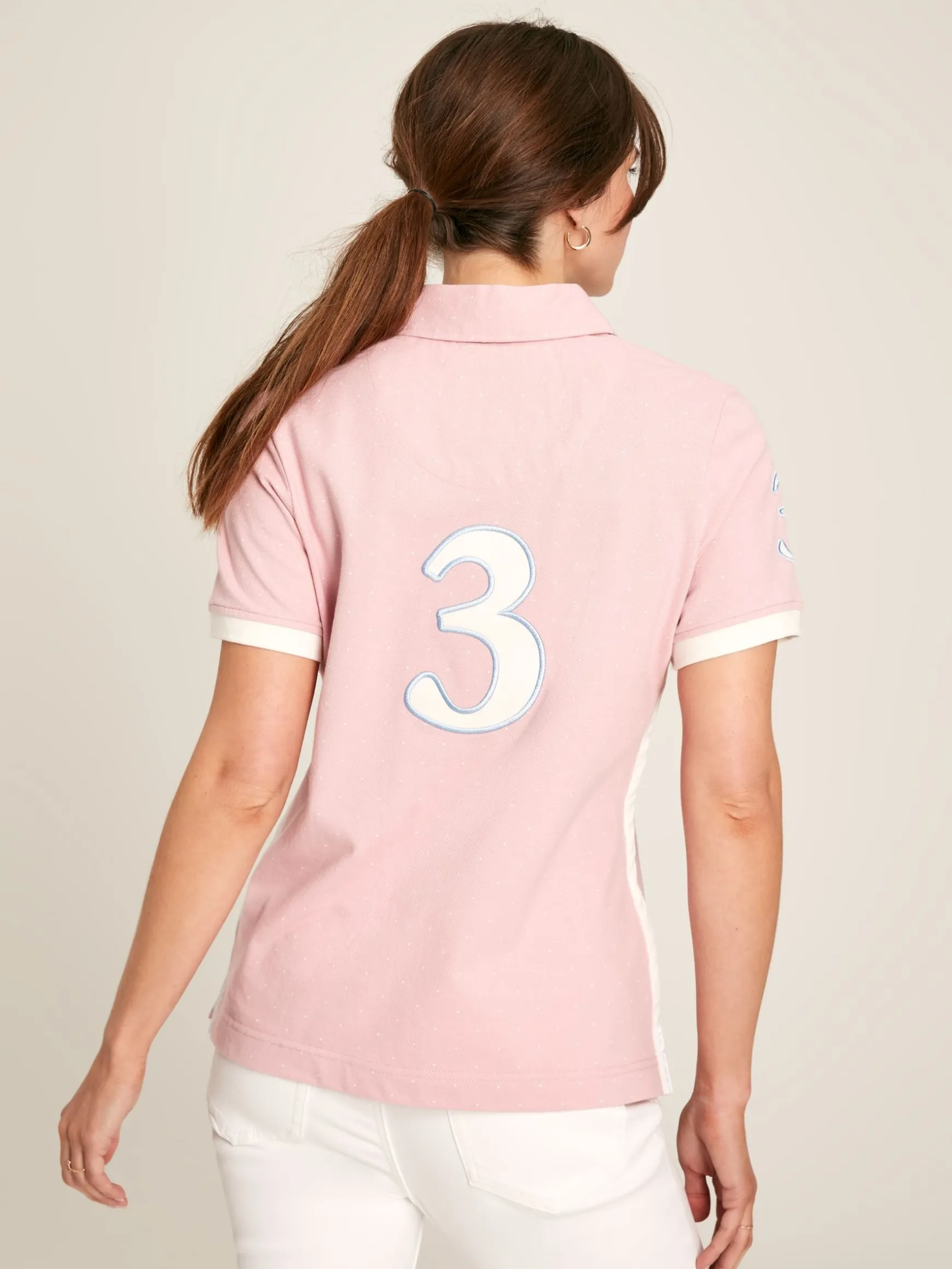 Beaufort Pink Short Sleeve Cotton Polo Shirt