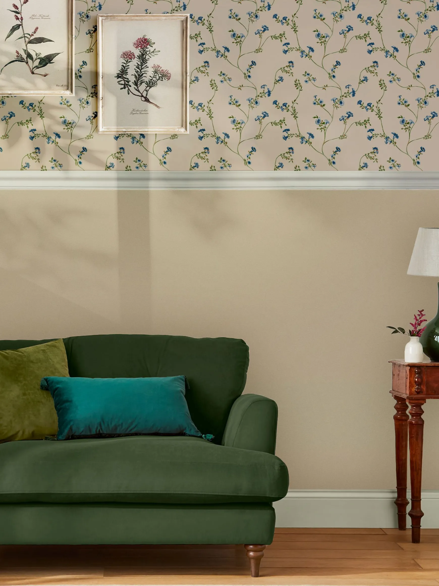 Beige Natural Plain 10M Wallpaper