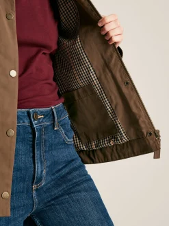 Belfield Brown Shower Resistant Dry Wax Jacket