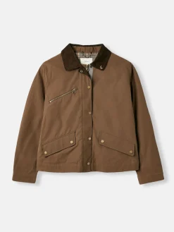 Belfield Brown Shower Resistant Dry Wax Jacket