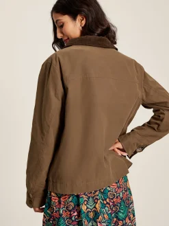 Belfield Brown Shower Resistant Dry Wax Jacket