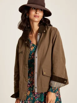 Belfield Brown Shower Resistant Dry Wax Jacket