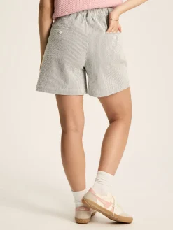 Belmont Navy & White Seersucker Striped Shorts