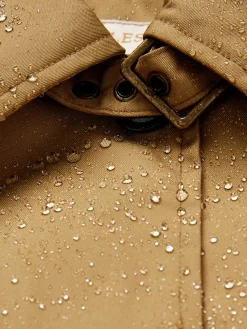 Bibury Tan Brown Waterproof Cape Coat