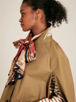 Bibury Tan Brown Waterproof Cape Coat