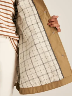 Bibury Tan Brown Waterproof Cape Coat