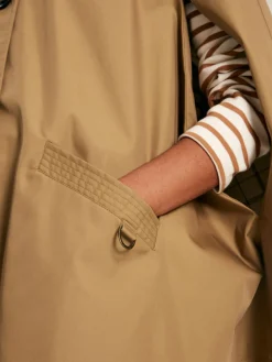 Bibury Tan Brown Waterproof Cape Coat