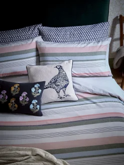 Black Bohemian Stripe Cover Set