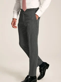 Black Slim Fit Morning Suit Trousers
