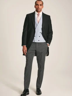 Black Slim Fit Morning Suit Trousers