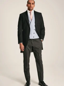 Black Slim Fit Morning Suit Jacket