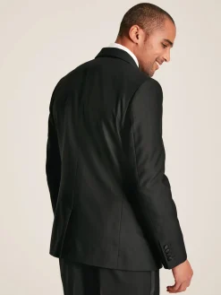 Black Slim Fit Tuxedo Suit Jacket