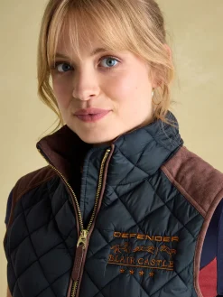Blair Braemar Navy Diamond Quilted Gilet