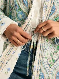 Blakeney Relaxed Fit Paisley Cotton Quilted Jacket