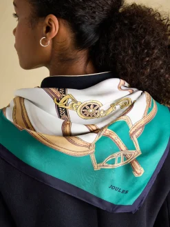 Bloomfield Cream Silk Square Scarf