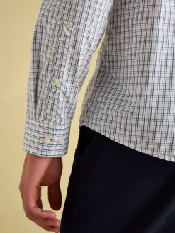 Blue Check Cotton Shirt