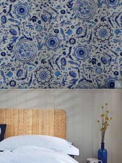 Blue Festival Flowers 10M Wallpaper