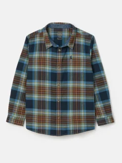 Boys' Buchanan Blue Checked Shirt
