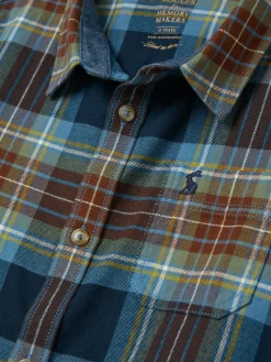 Boys' Buchanan Blue Checked Shirt
