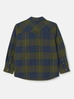 Boys' Buchanan Green Checked Shirt