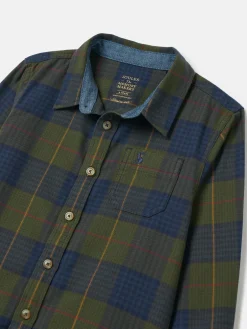 Boys' Buchanan Green Checked Shirt
