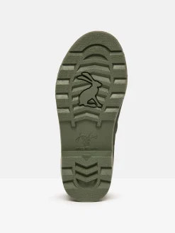 Boys' Khaki Green Printed Wellies