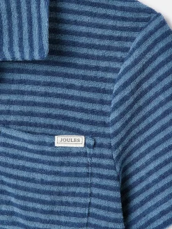 Boys' Otto Blue Towelling Polo Shirt