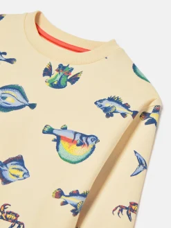 Boys' Sea Air Neutral Printed Sweatshirt