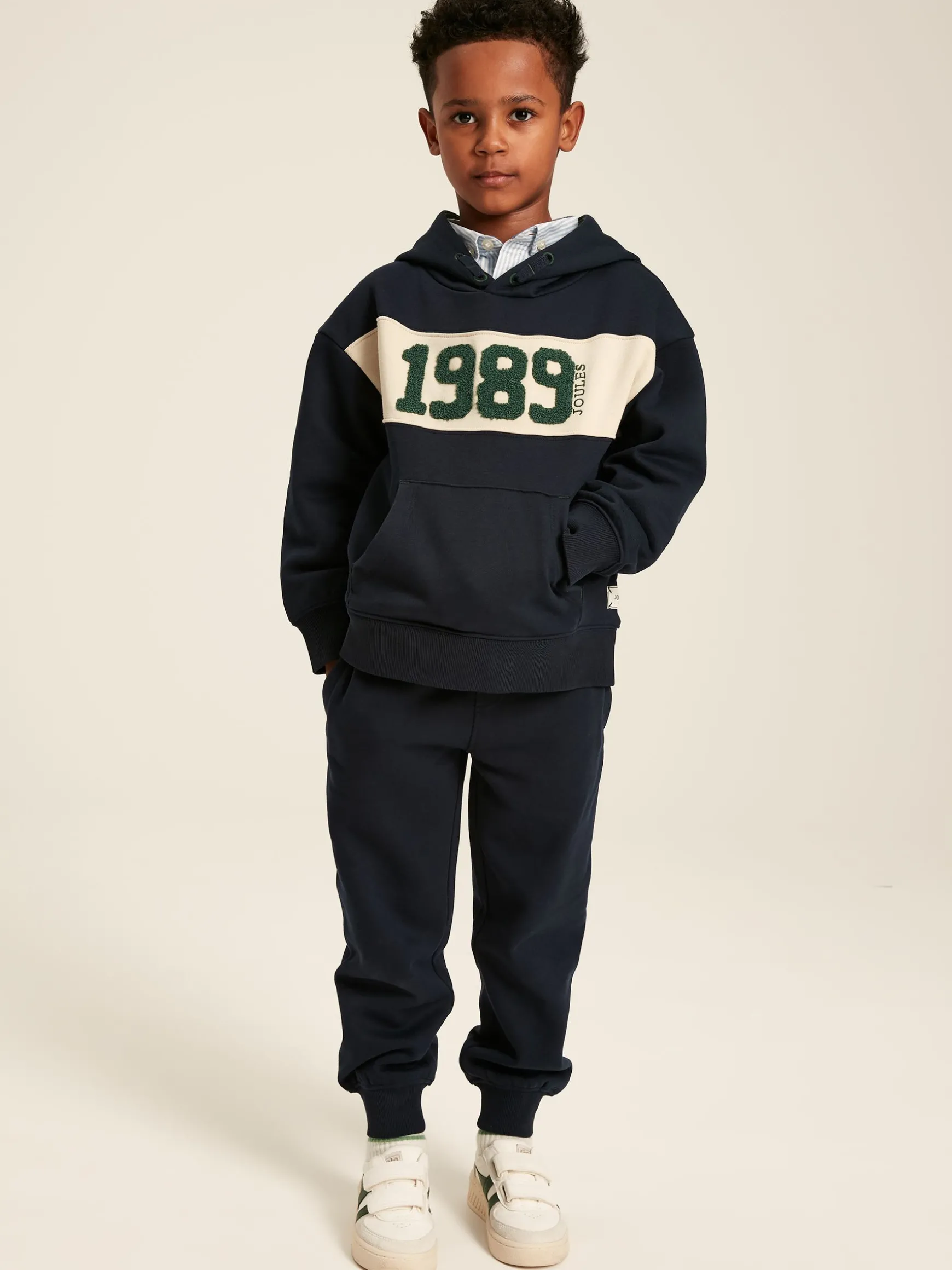 Boys' Ted Navy Blue Jersey Joggers